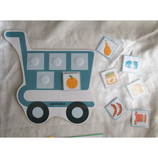 Supermarket Play Pretend Learning Activity